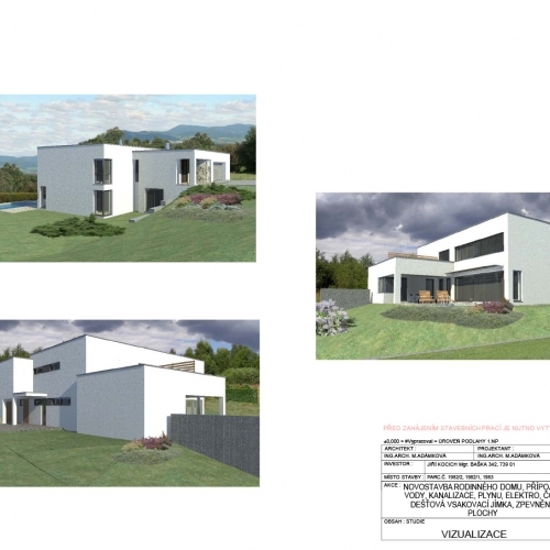 New construction of a family house